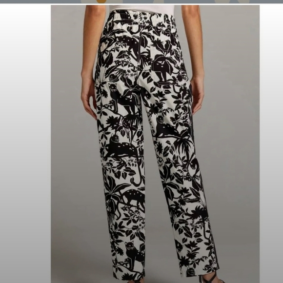 Anthropologie Maeve Tenley Twill Track Pant - Picture 2 of 9